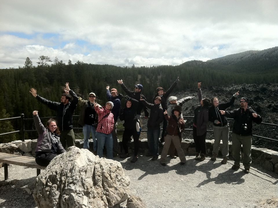 The 2013 Cohort at Big Obsidian Flow, Newberry