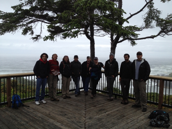 '12 cohort at Cape Perpetua National Seashore