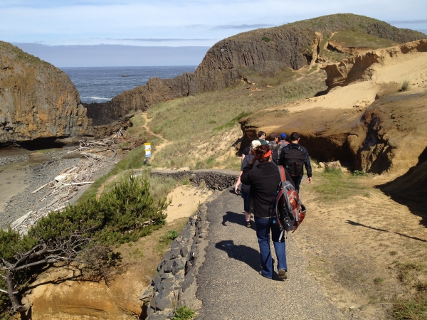 '12 cohort at Seal Rock State Park