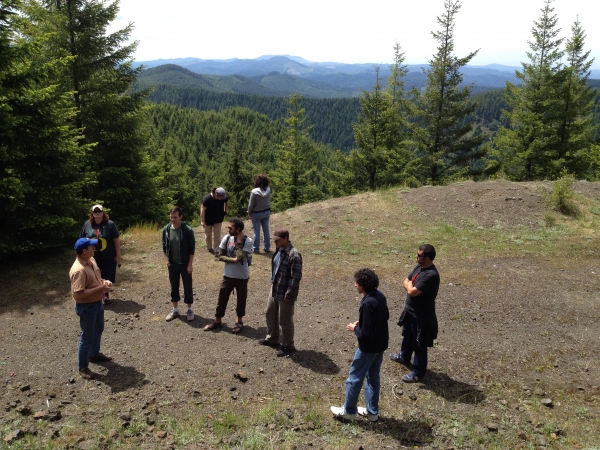 '12 cohort at Marys Peak