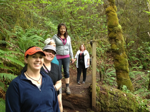'12 cohort exploring OSU MacDonald-Dunn Experimental Forest