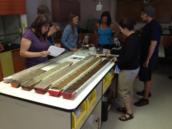'12 cohort at the CEOAS Sediment Core Repository